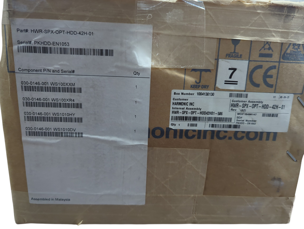 Harmonic HWR-SPX-OPT-HDD-42H-01 Hard Drive Kit