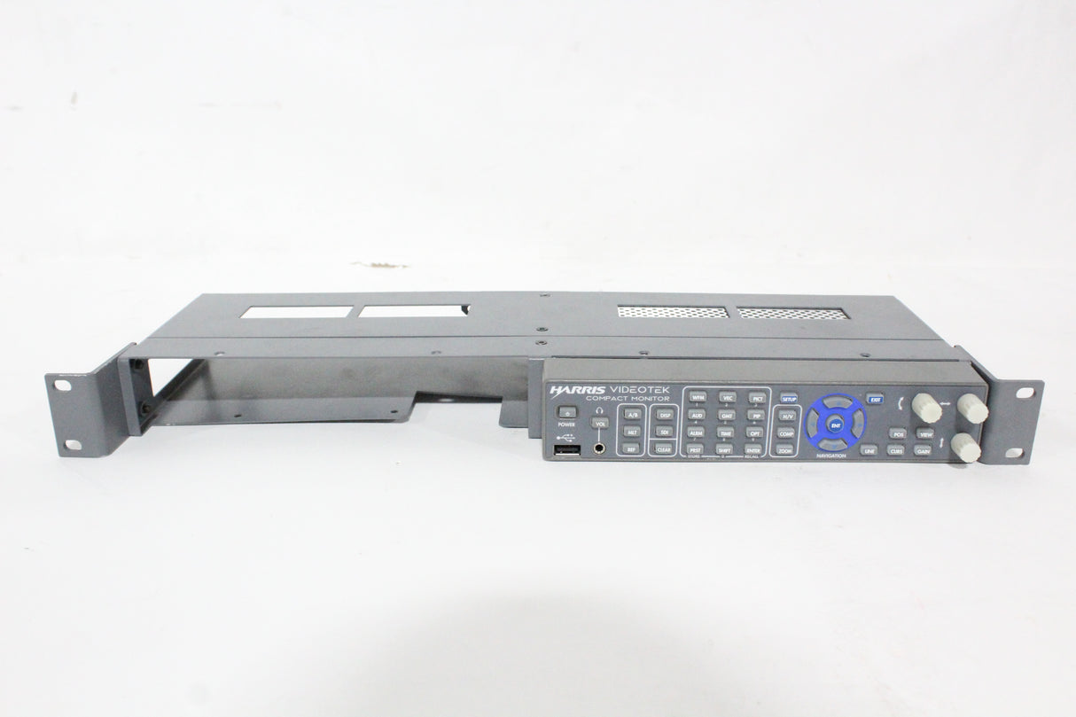 Harris Videotek CMN-41-3GB Compact Multiformat Onscreen Monitor w/ 2U Housing