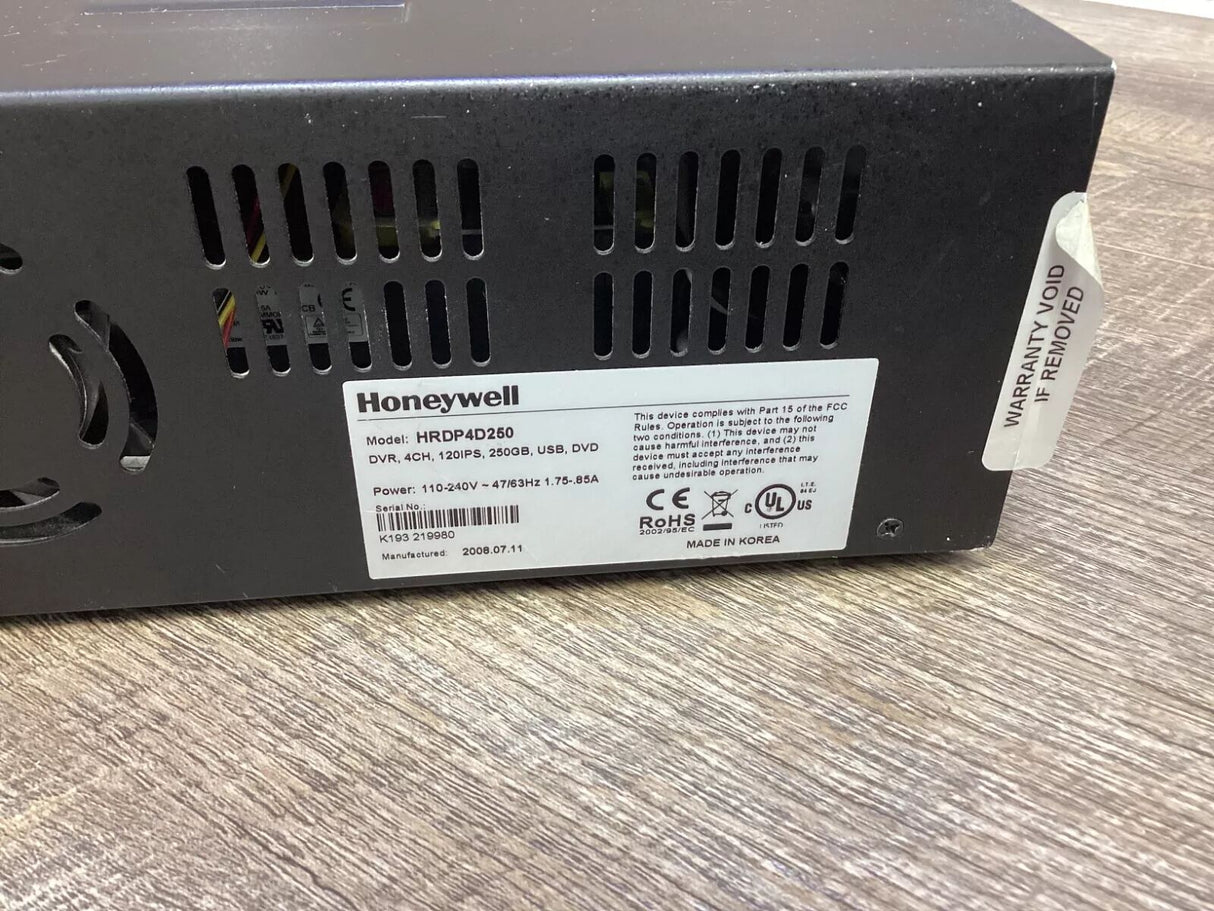 Honeywell HRDP Embedded Digital Video Recorder