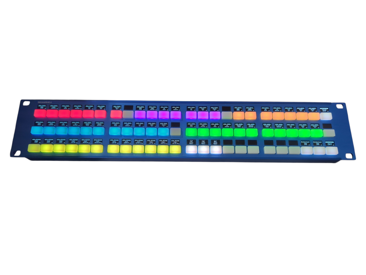 SKAARHOJ Rack Fly Trio 72 Programmable Four-Way Buttons