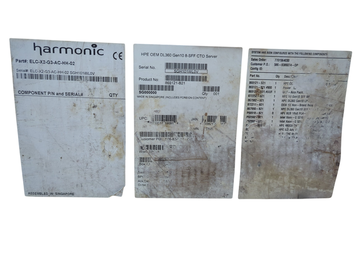 Harmonic ELC-X2-G3-AC-HH-02 (Open Box)