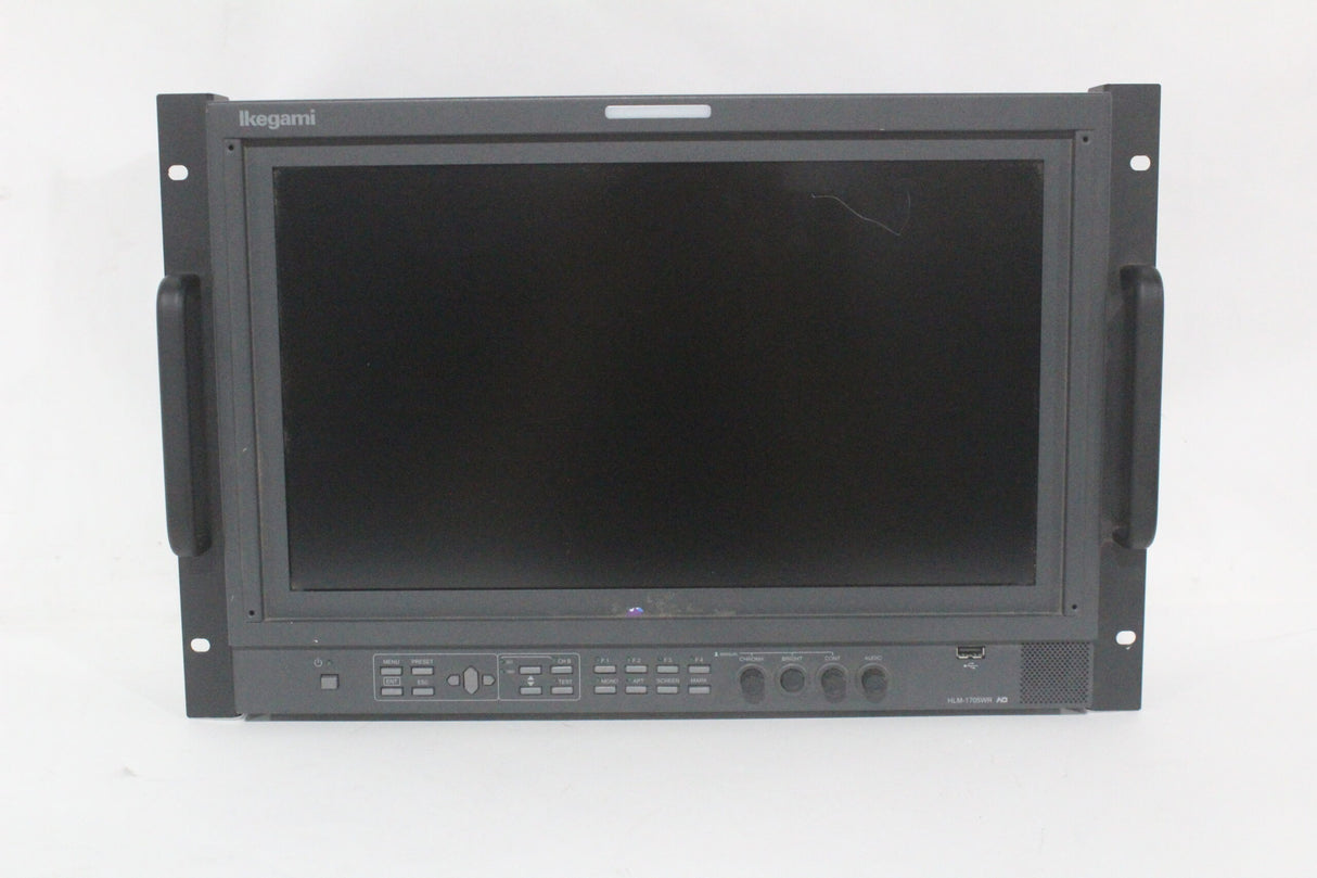 Ikegami HLM-1705WR HD FULL HD Multi Format LCD Color Monitor w/ Rack Connectors