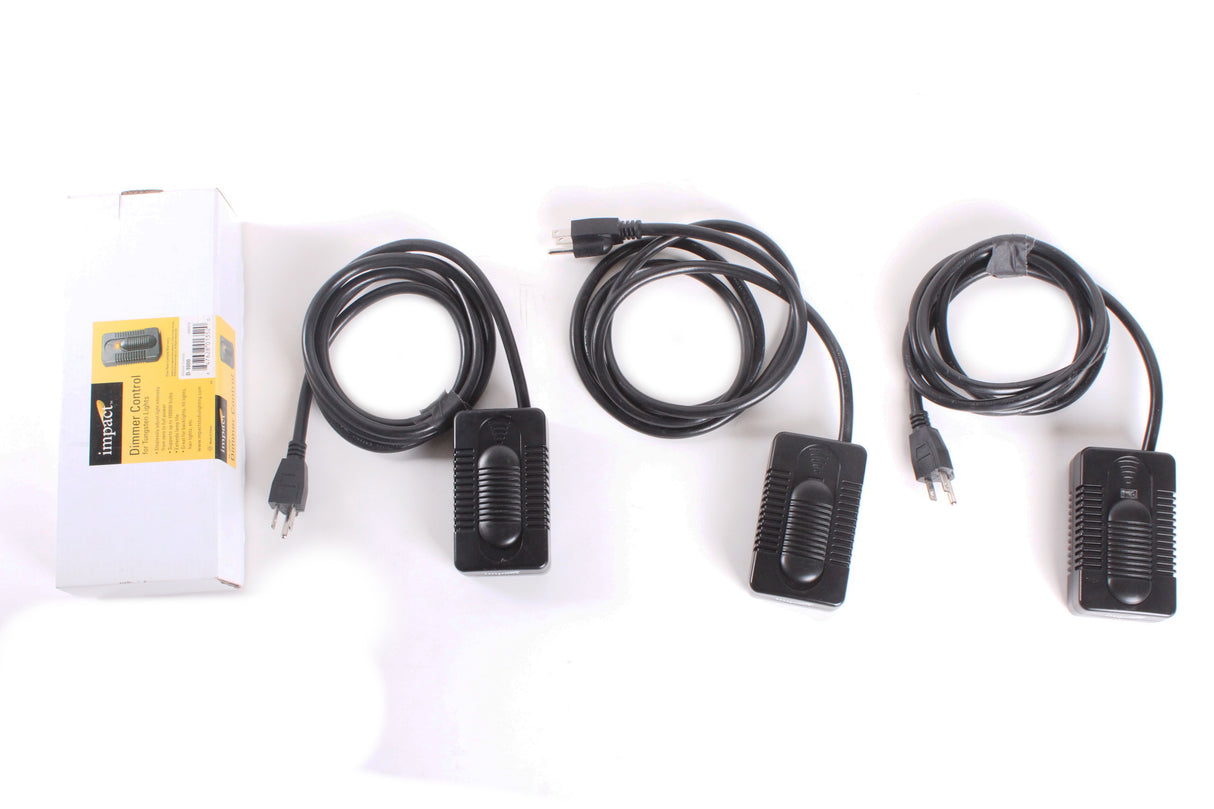 Impact D-1000 Dimmer Control for Tungsten Lights (Lot of 4)