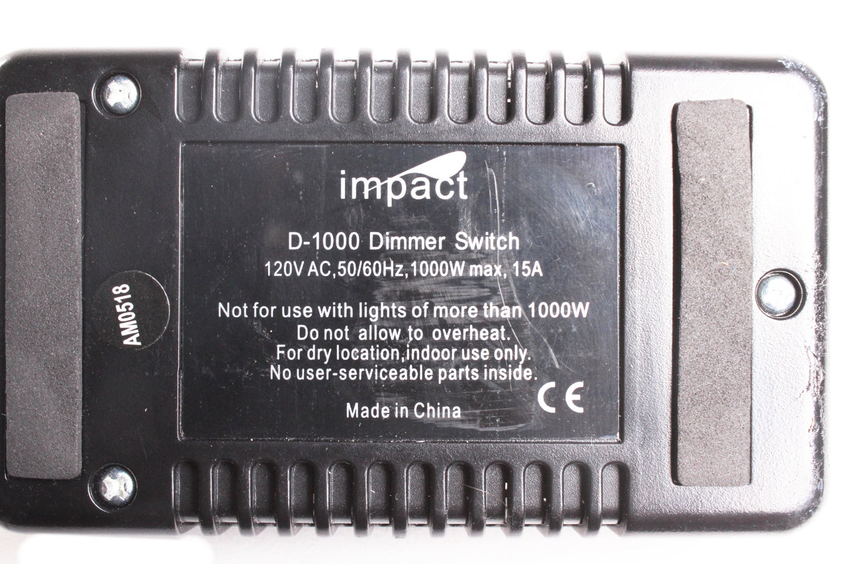 Impact D-1000 Dimmer Control for Tungsten Lights (Lot of 4)