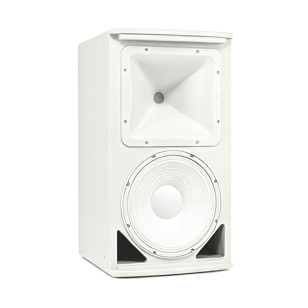 JBL AM5212/26-WH 12-inch 2-Way Loudspeaker with 120° x 60° Rotatable Horn (White)