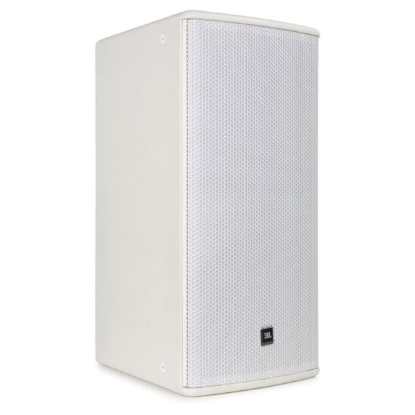 JBL AM7212/64-WH High Power 12-inch 2-Way Loudspeaker with 60° x 40° Rotatable Horn (White)