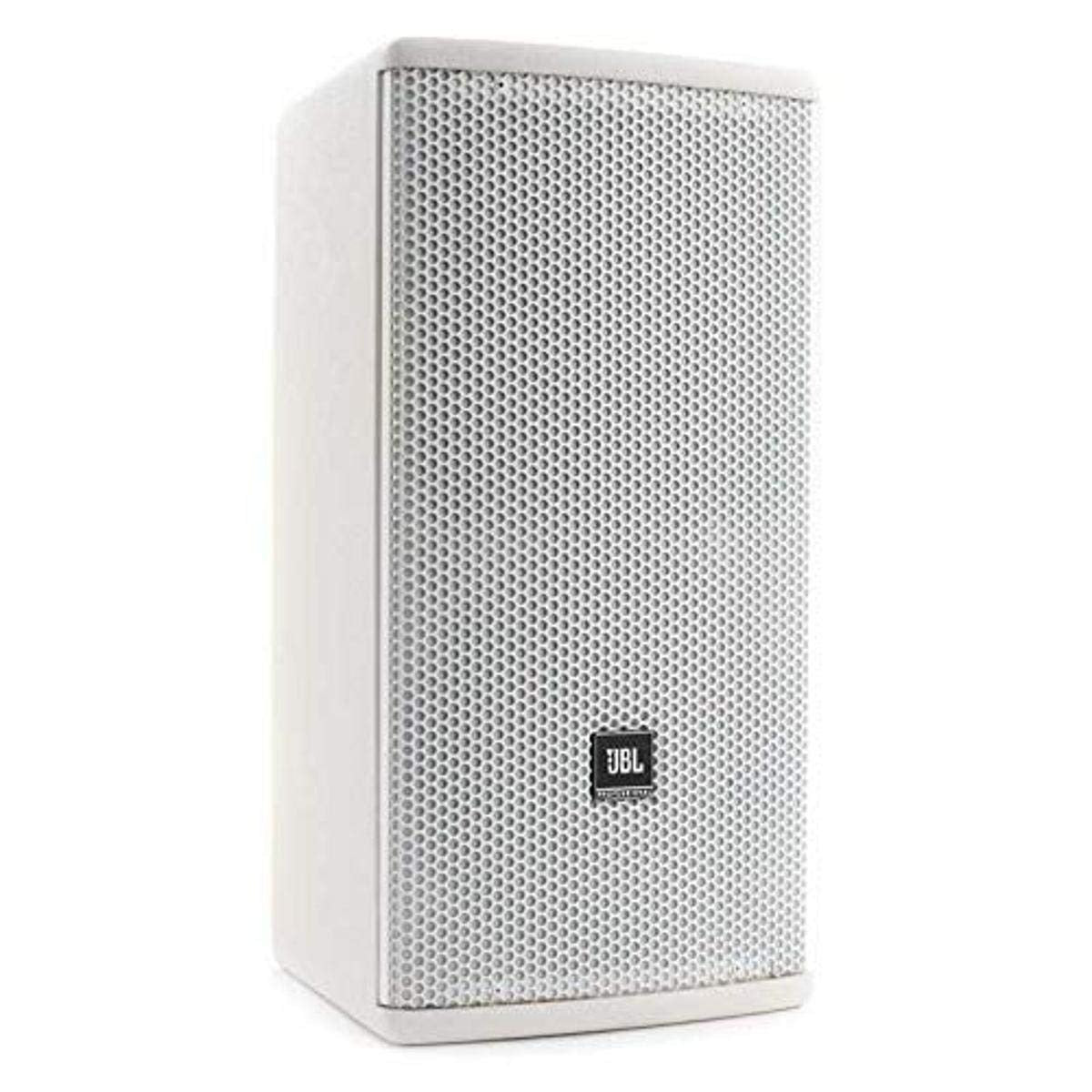 JBL AM7215/64-WH High Power 15-inch 2-Way Loudspeaker with 60° x 40° Rotatable Horn (White)