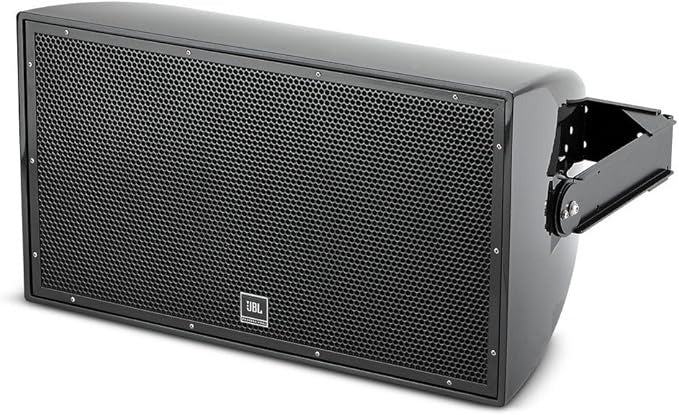 JBL AW566-BK High Power 2-Way All Weather Loudspeaker with 1 x 15" LF & Rotatable Horn (Black)