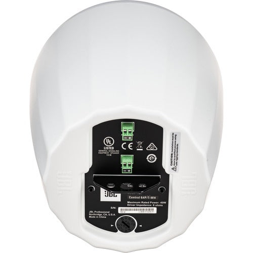 JBL Control 64P/T 4" Compact Full-Range Pendant Loudspeaker (White)