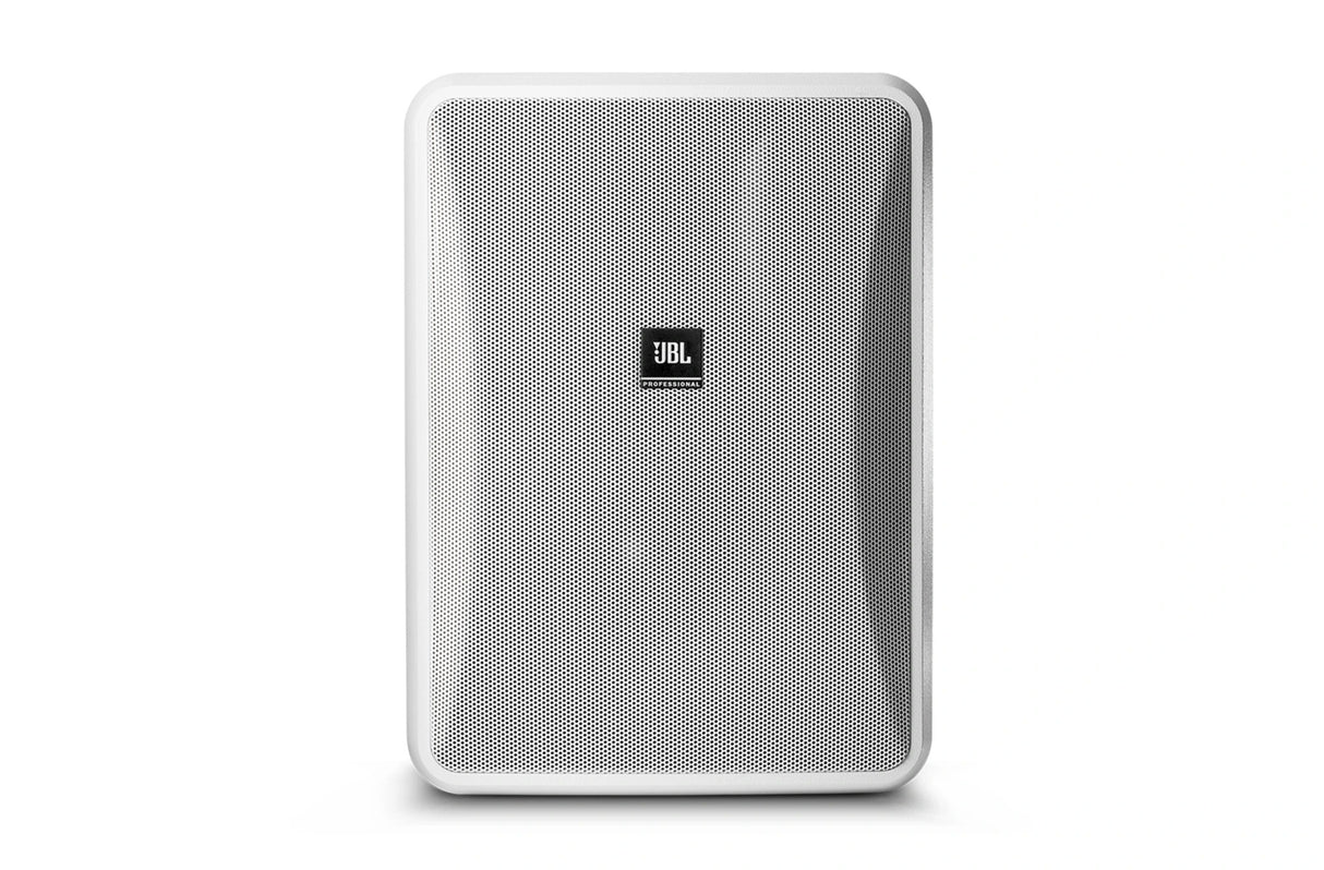 JBL CONTROL 28-1L-WH High-Output 8-Ohm Indoor/Outdoor Background/Foreground Speaker (White)