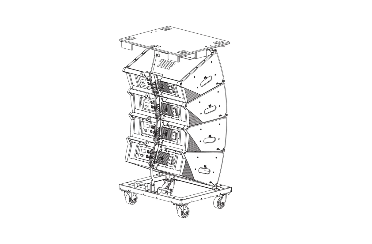 JBL SRX910LA VT Vertical Transporter for (4) SRX910LA