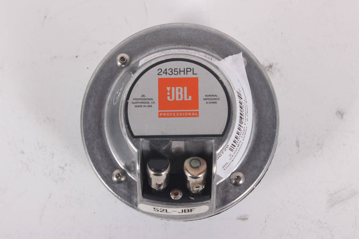 JBL 2435HPL Beryllium 8 ohm Compression Driver