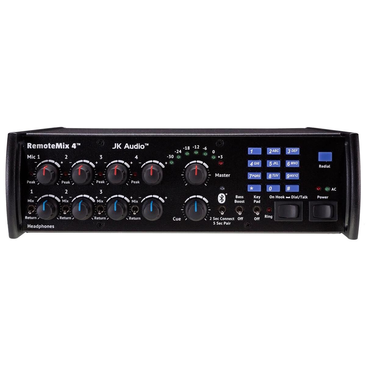 JK Audio RM4 RemoteMix4 Portable Broadcast Mixer w/ Phone Line Hybrid