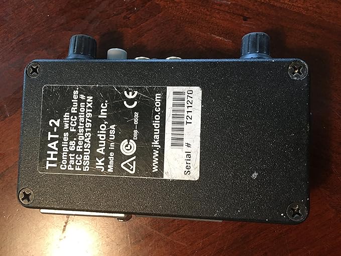 JK Audio THAT-2 Telephone Handset Audio Tap