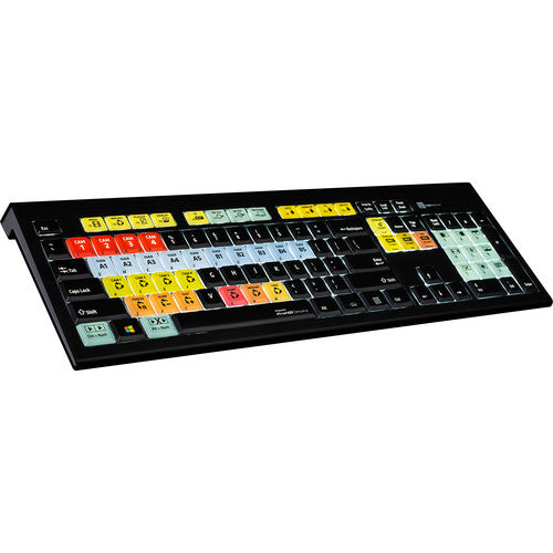 JVC Professional CKBPROHDAPBHUS Color-Coded Illuminated Shortcut Keyboard ProHD Studio