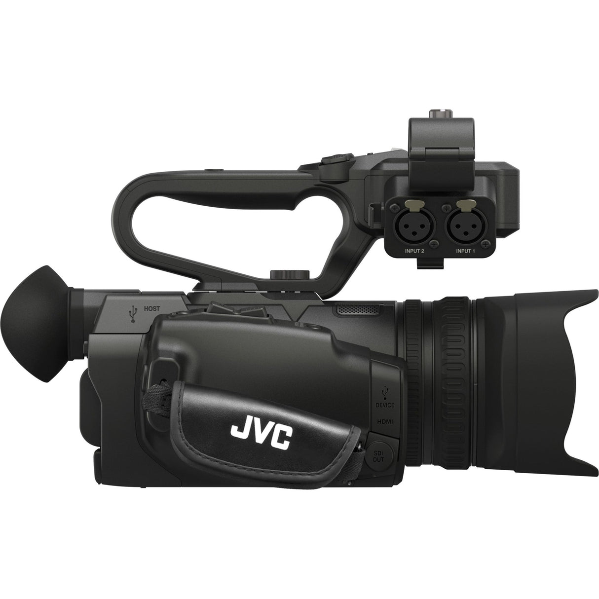 JVC Professional GY-HM170U 4KCAM Compact Handheld Camcorder w/Integrated 12x Lens