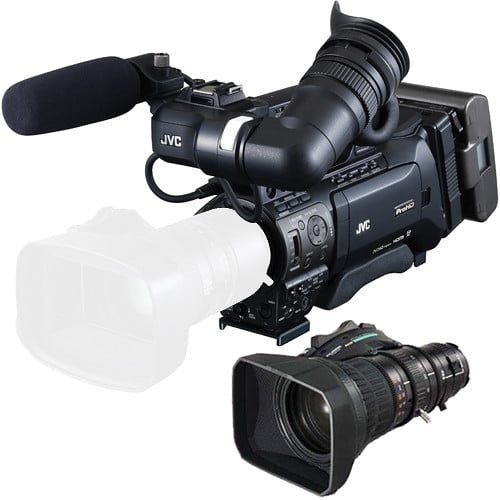 JVC Professional GYHM850F20 ProHD Shoulder Camcorder (w/Fujinon XT20sx47BRM Lens)