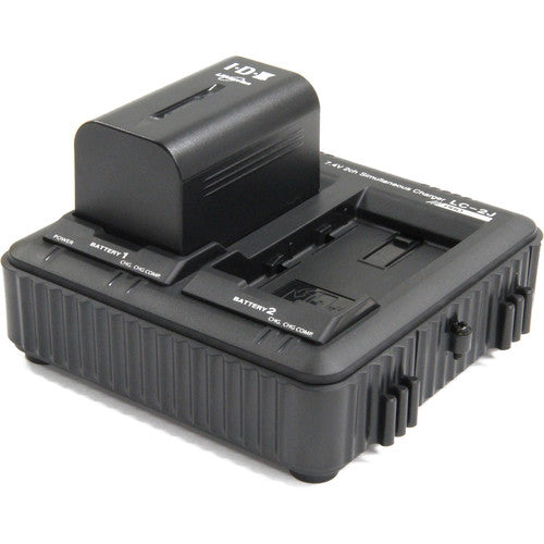 JVC Professional LC-2J Dual Charger for SSL-JVC50 7.4V JVC Batteries