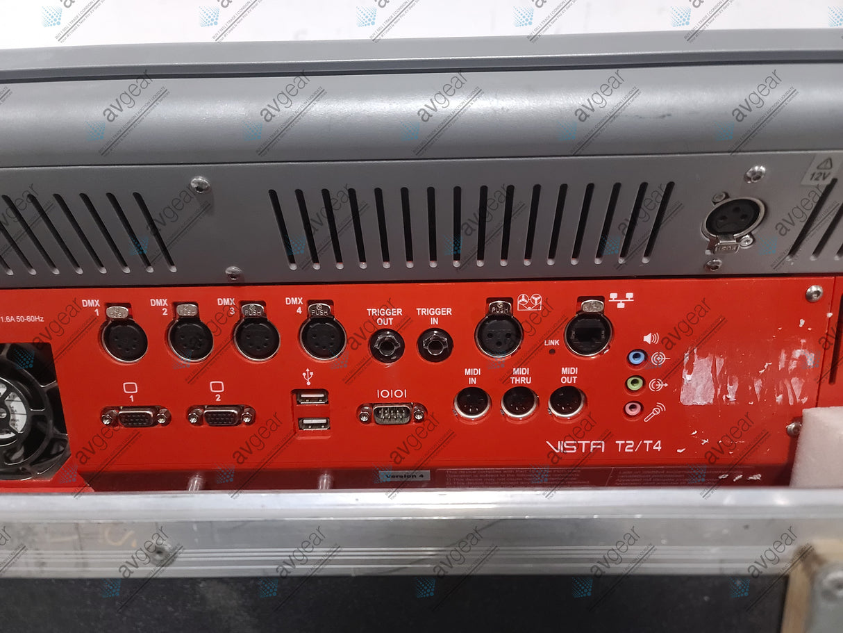 Jands Vista T2 Lighting Console w/ Hard Case & Generic AC Cable