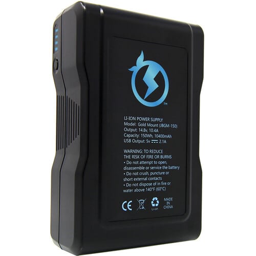 Juicebox JB-JBGM-150S Lithium-Ion Battery (150Wh, Gold Mount)