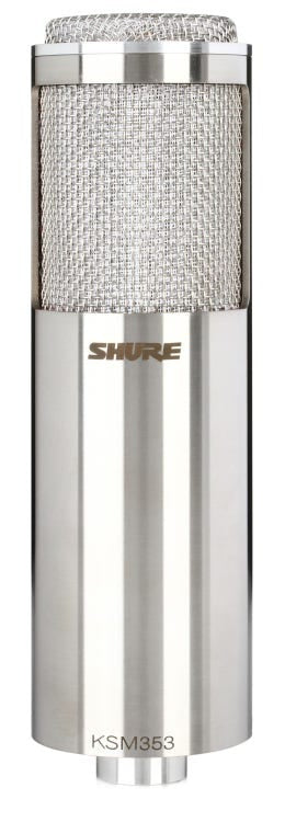 Shure KSM353/ED Bi‑Directional Ribbon Microphone (Roswellite®, hand‑assembled, shock mount, case included)