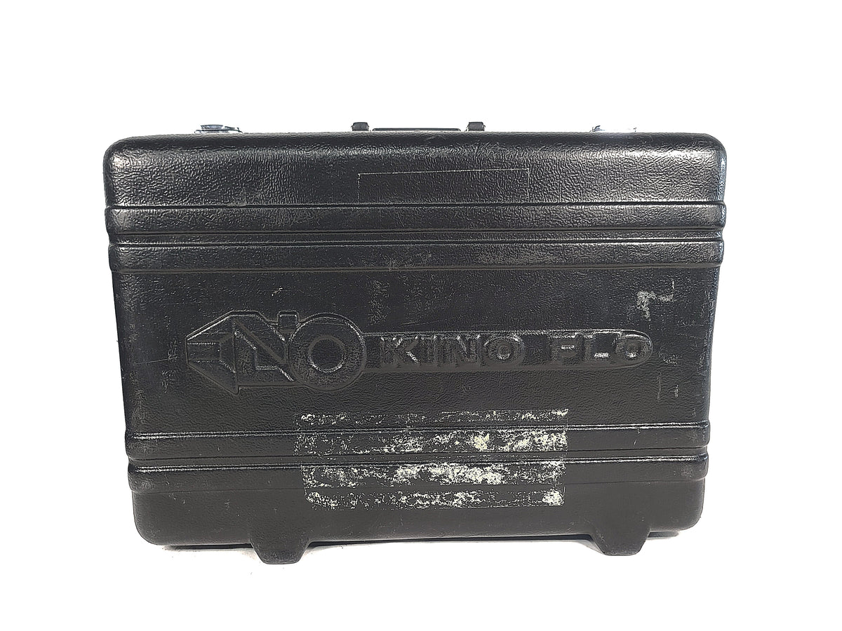 Kino Mini Flo Kit w/ (2) Kino Flo F14T12, (4) Power Cables, (2) Ballast 12V Single, Kino Flo Power Supply 12VDC/6AMP, in Hard Carry Case