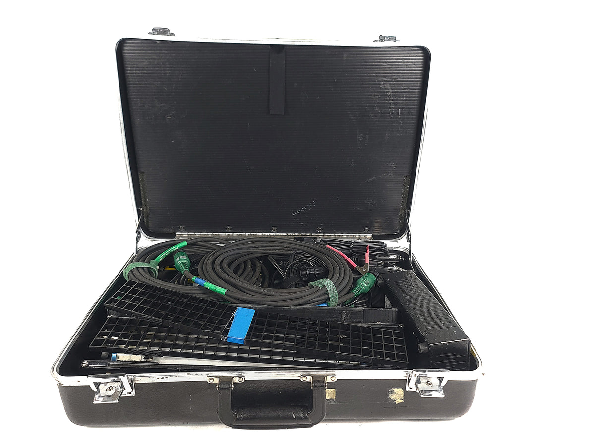 Kino Mini Flo Kit w/ (2) Kino Flo F14T12, (4) Power Cables, (2) Ballast 12V Single, Kino Flo Power Supply 12VDC/6AMP, in Hard Carry Case