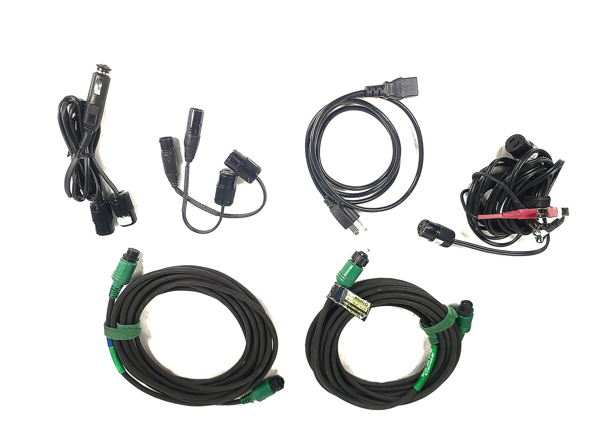 Kino Mini Flo Kit w/ (2) Kino Flo F14T12, (4) Power Cables, (2) Ballast 12V Single, Kino Flo Power Supply 12VDC/6AMP, in Hard Carry Case