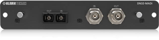 Klark Teknik KT-DN32-MADI Expansion Module w/ Up to 32 Bidirectional Channels