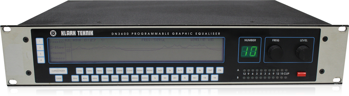 Klark Teknik KT-DN3600 (v3.0B) Programmable Graphic Equalizer