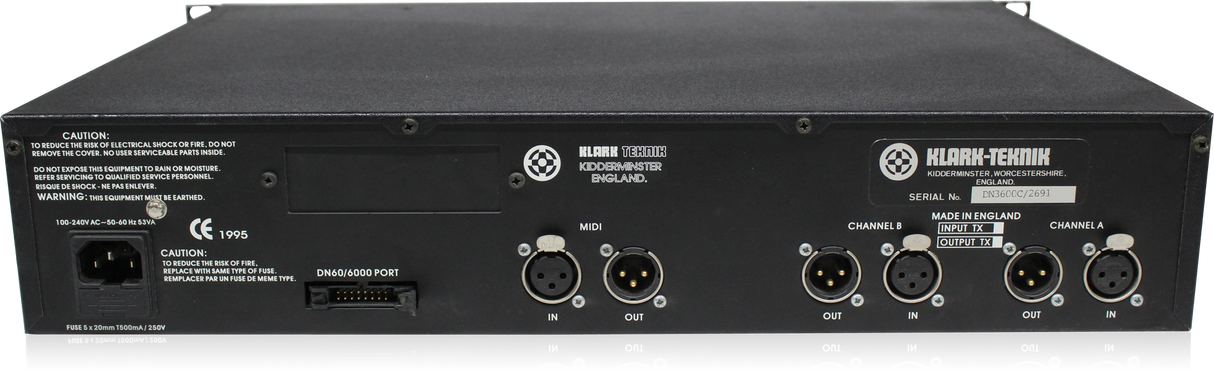 Klark Teknik KT-DN3600 (v3.0B) Programmable Graphic Equalizer