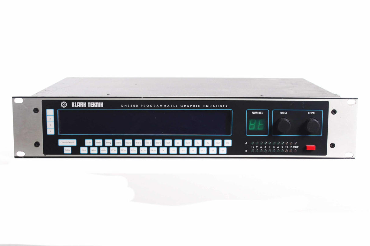 Klark Teknik KT-DN3600 (v3.0B) Programmable Graphic Equalizer