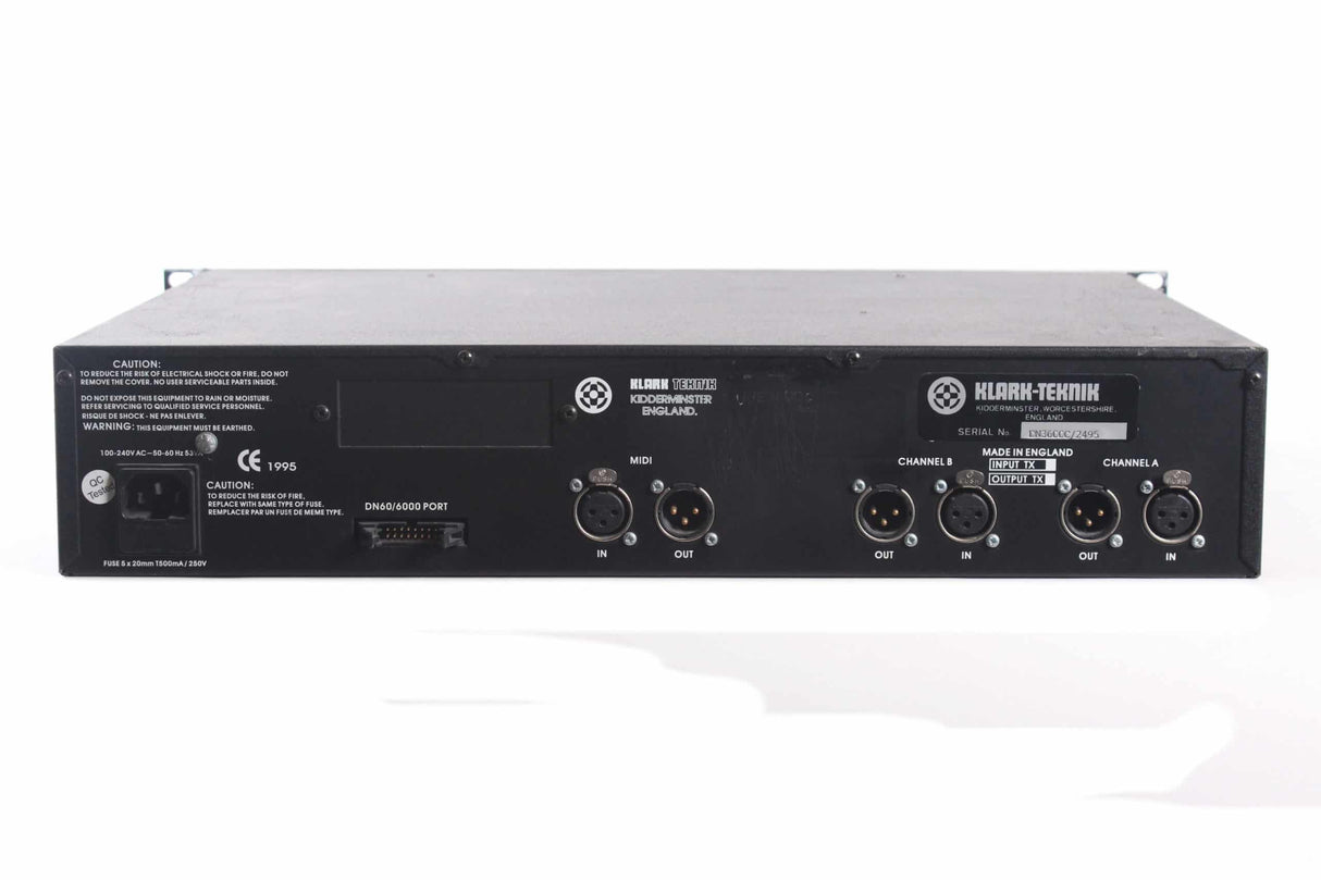 Klark Teknik KT-DN3600 (v3.0B) Programmable Graphic Equalizer