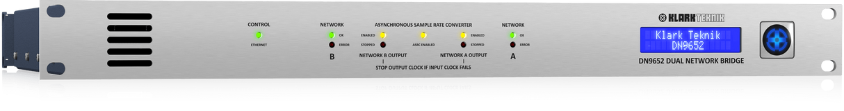 Klark Teknik KT-DN9652-UL Dual Network Bridge Format Converter