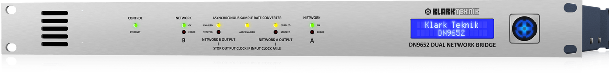 Klark Teknik KT-DN9652-UL Dual Network Bridge Format Converter