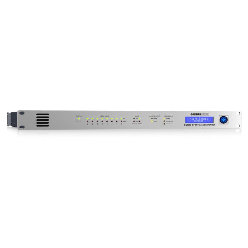 Klark Teknik KT-DN9680-UL DN9680-UL 8 Port AES50 Extender and Multiplexer up to 1000 Metre Range