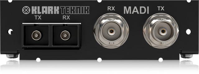 Klark Teknik KT-MADI MADI Network Module w/ up to 64 Bidirectional Channels