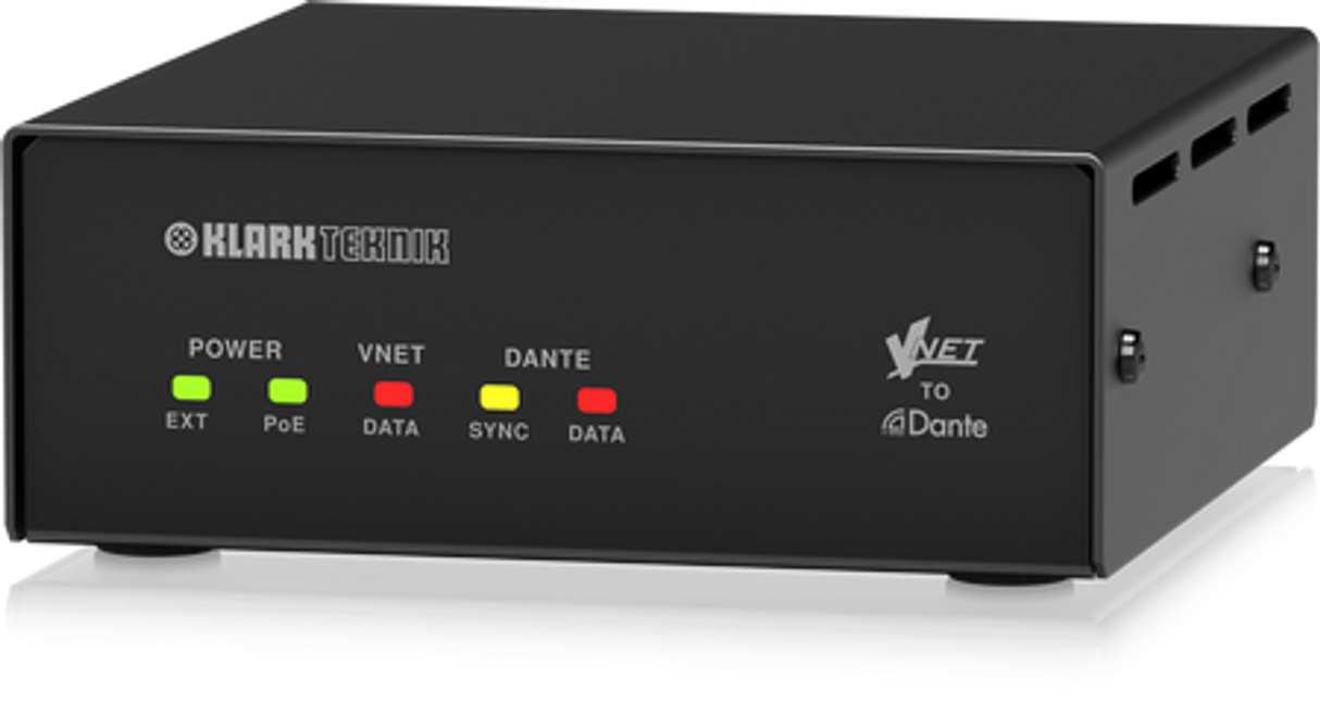 Klark Teknik VNET2-DANTE BRIDGE Connection Bridge for Dante Sources