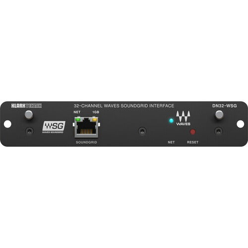 Klark Teknik DN32-WSG_001 Expansion Card 32-Channel Low-Latency AoIP in WAVES SoundGrid Networks