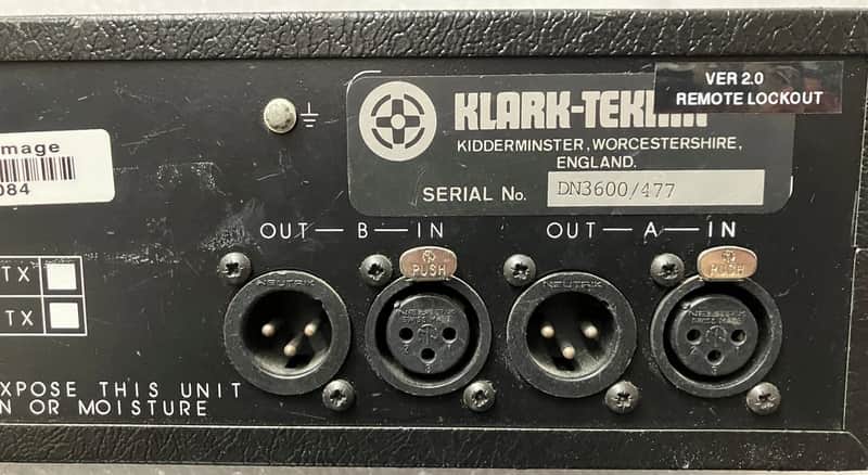 Klark Teknik KT-DN3600 (v3.0C) Programmable Graphic Equalizer - 2