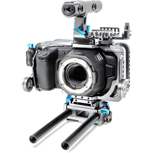 Kondor Blue KB-BP501-FBM 15mm ARRI-Standard Baseplate for BMPCC 4K/6K Cage