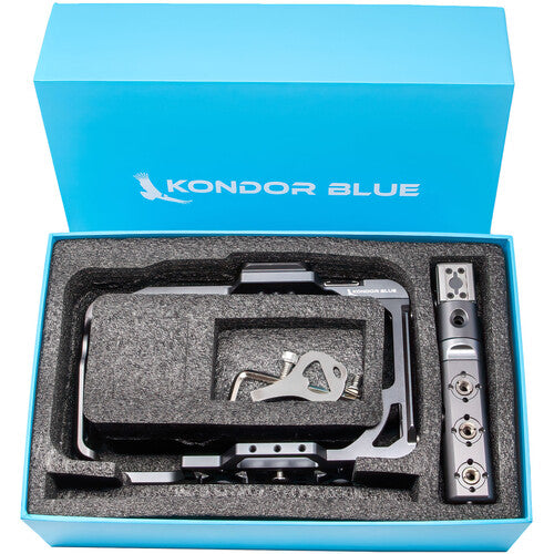 Kondor Blue KB-Fcage-Spec Full Cage Special for BMPCC 4K/6K & KB Canon EF Mount Body Cap Metal