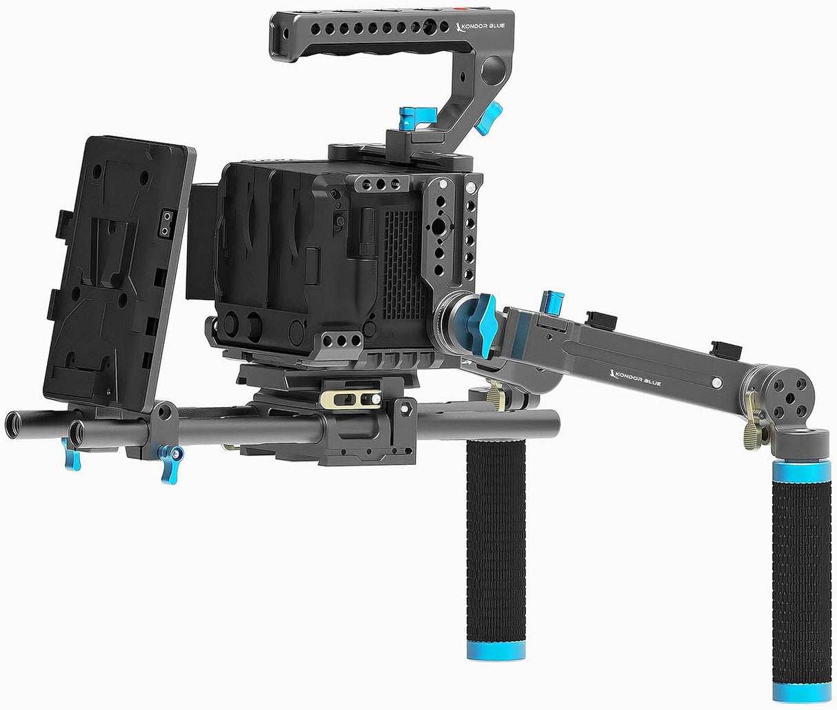 Kondor Blue KB-KOM-Urig-Bk Komodo Ultimate Rig (V-Mount, Black)