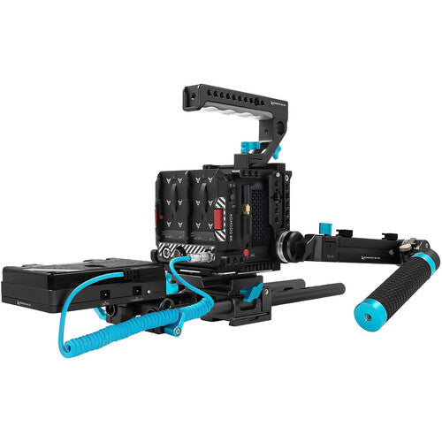 Kondor Blue KB-KOM-Urig-G-Bk Komodo Ultimate Rig (Gold Mount, Black)