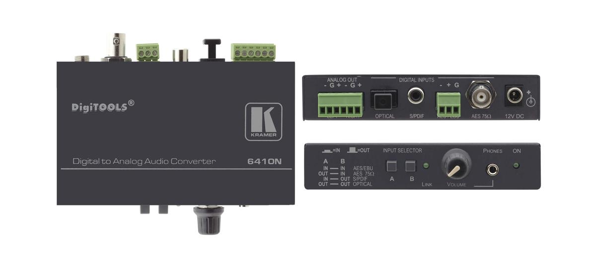 Kramer 6410N Digital to Analog Audio Converter