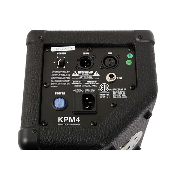 Kustom PA KPM4 4" 2-Way 50W Compact Powered Monitor