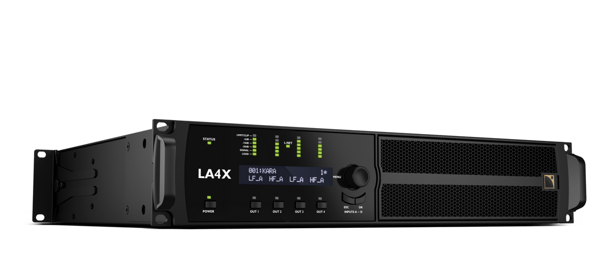 L-Acoustic LA4X 4-Channel Amplified Controller