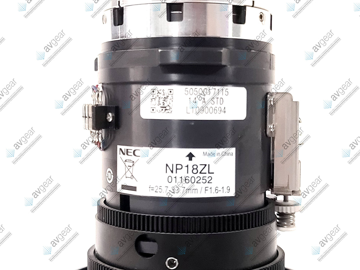 NEC NP18ZL 1.73-2.27:1 Projector Zoom Lens