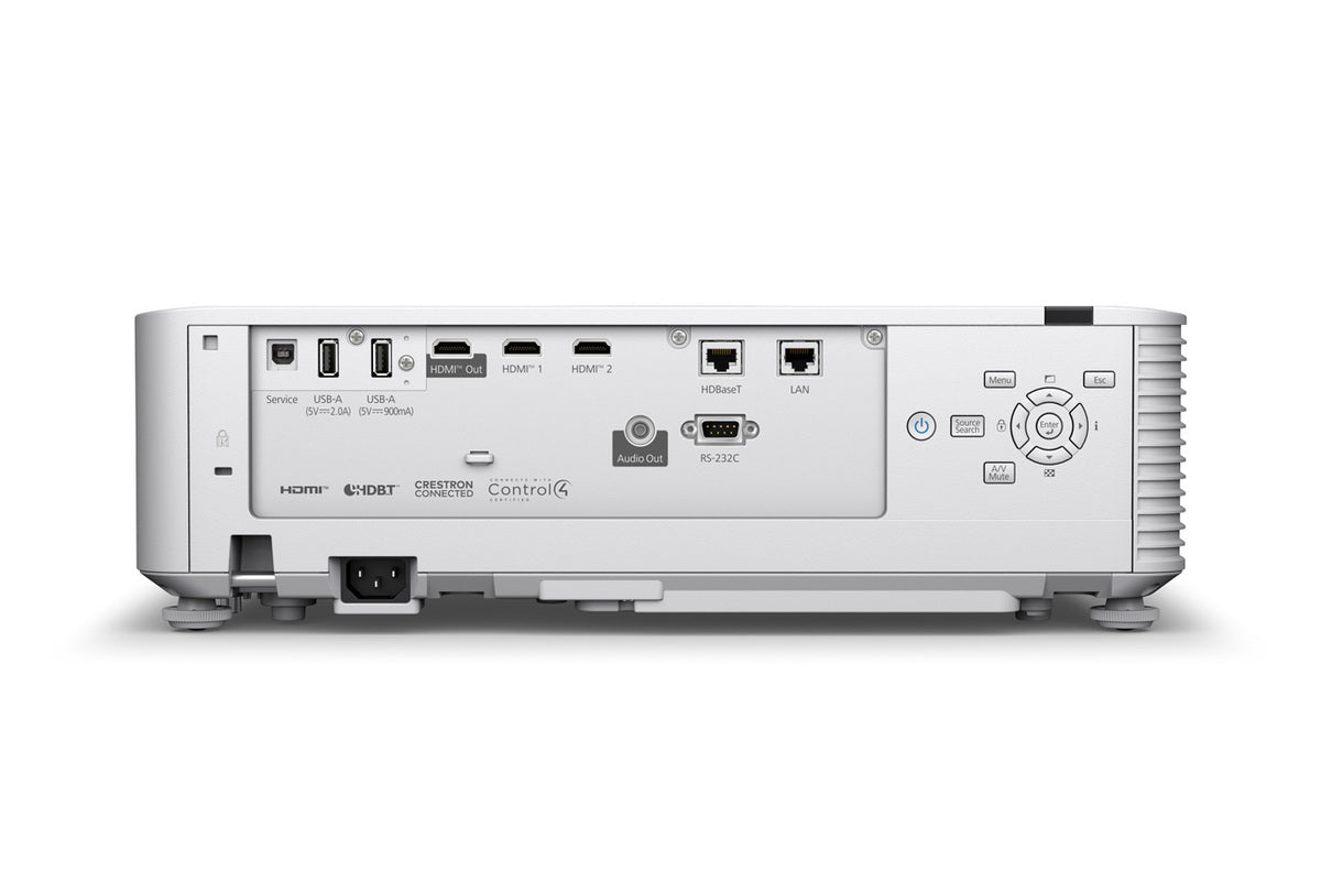 Epson PowerLite L890E Laser Projector, WUXGA w/4KE, 8000 Lumens, 3LCD (White)