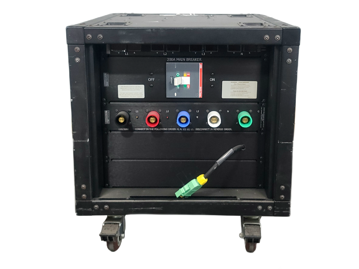 LEX PRMK 10A-M05-X-N Portable Power Distribution Unit in Wheeled Road Case